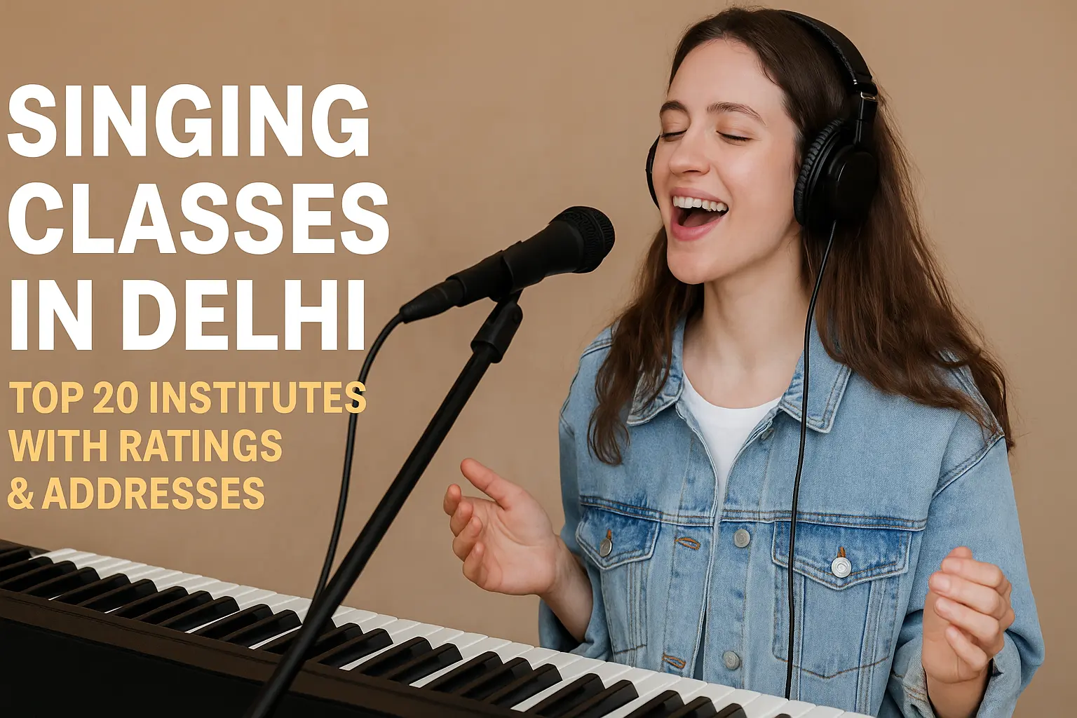 Read more about the article Singing Classes in Delhi: Top 20 Institutes with Ratings & Addresses