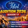 Online audition registration form for Indian Idol 2026
