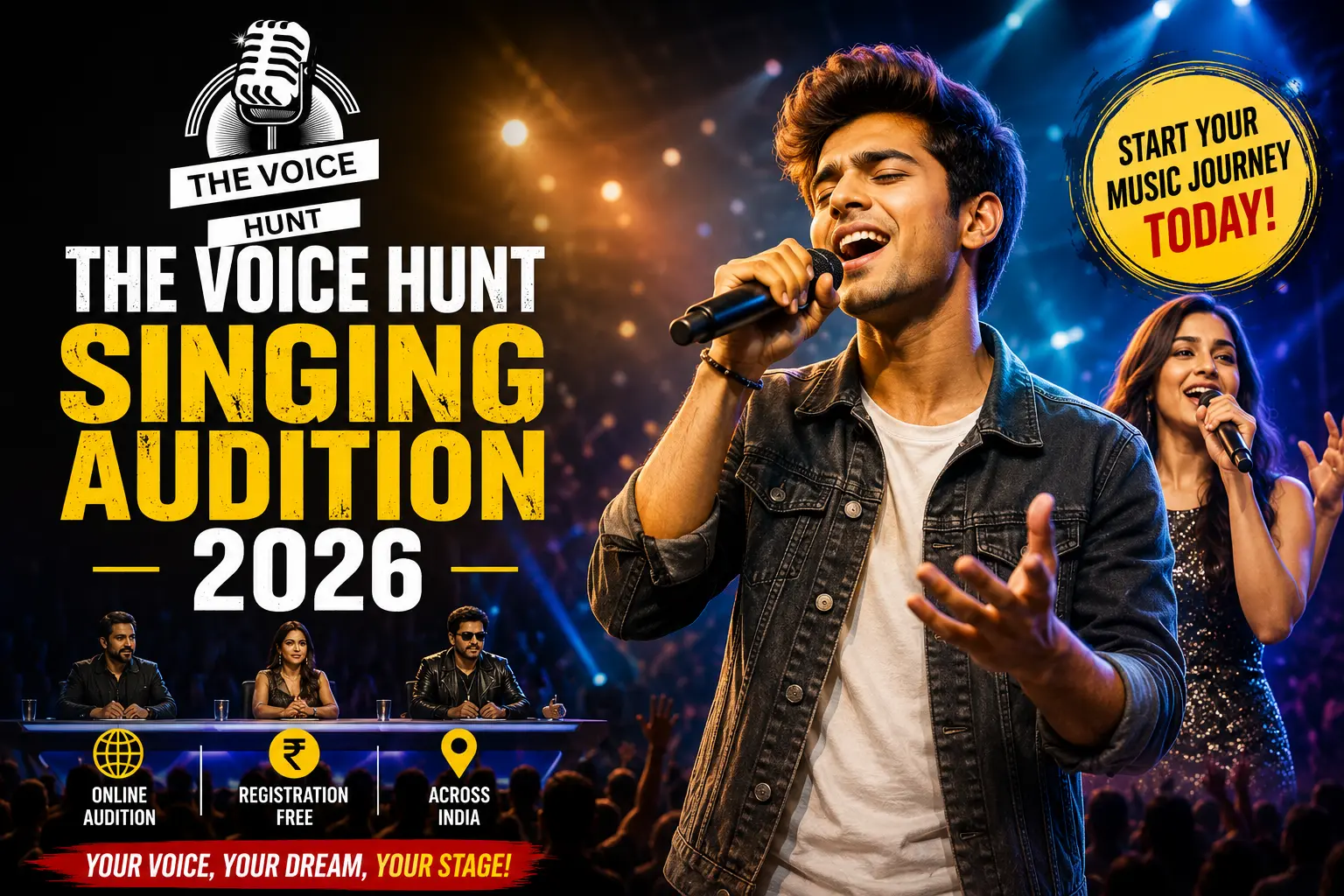 The Voice Hunt Singing Audition 2026: Complete Registration Guide for Online Singing Competition